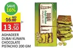 Al Madina Aghadeer dubai kunafa chocolate pistachio offer