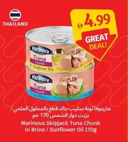SAVA Marinova Skipjack Tuna Chunk In Brine / Sunflower Oil offer