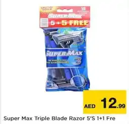 Nesto Super Max Triple Blade Razor offer