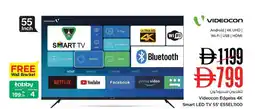 Nesto Videocon edgelss 4k smart led tv 55' e55el1100 offer