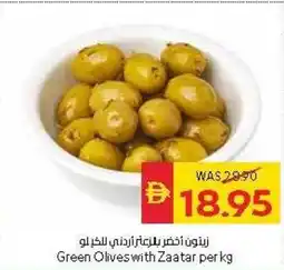 Spar Green Olives with Zaatar offer