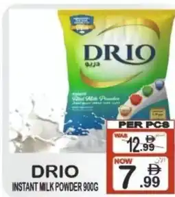 Friday Center Drio instant milk powder offer