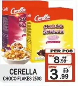 Friday Center Cerella choco flakes offer