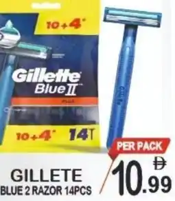 Friday Center Gillete blue razor offer