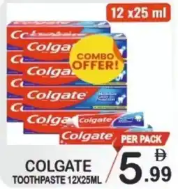 Friday Center Colgate toothpaste offer
