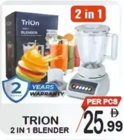 Friday Center Trion 2 in 1 blender offer