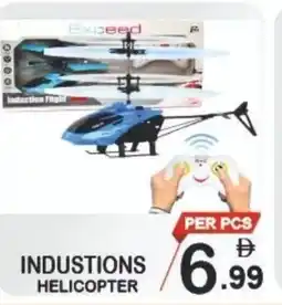 Friday Center Industions helicopter offer