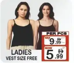 Friday Center Ladies vest size free offer