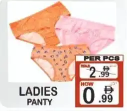 Friday Center Ladies panty offer