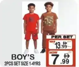 Friday Center Boy's set size 1-4yrs offer