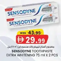 KM Trading Sensodyne toothpaste extra whitening offer