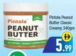 Bluemart Pintola Peanut Butter Classic Creamy offer