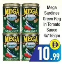 Bluemart Mega Green Reg In Tomato Sauce offer