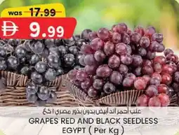 KM Trading Grapes red and black seedless egypt offer
