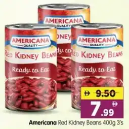 Al Madina Hypermarket Americana Red Kidney Beans 3's offer