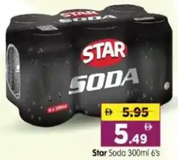 Al Madina Hypermarket Star Soda 6's offer