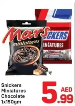 Day To Day Snickers miniatures chocolate offer