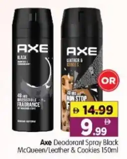 Al Madina Hypermarket Axe Deodorant Spray Black McQueen/Leather & Cookies offer