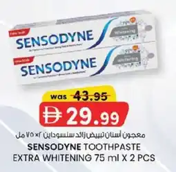 KM Trading Sensodyne toothpaste extra whitening offer