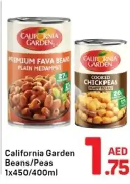Day To Day California garden beans/peas offer