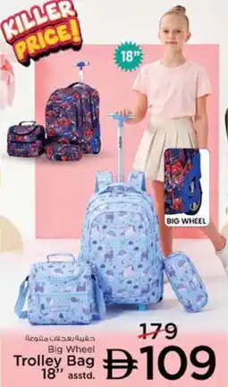 Nesto Big Wheel Trolley Bag 18" offer