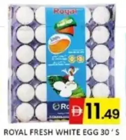 Al Madina Hypermarket Royal fresh white egg 30's offer