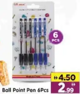 Al Madina Hypermarket Ball Point Pen 6Pcs offer