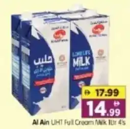 Al Madina Hypermarket Al Ain UHT Full Cream Milk offer