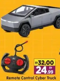 Al Madina Hypermarket Remote Control Cyber Truck offer