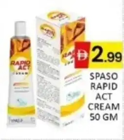 Al Madina Hypermarket Spaso rapid act cream offer