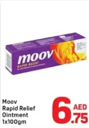 Day To Day Moov rapid relief ointment offer