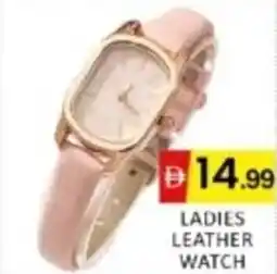 Al Madina Hypermarket Ladies leather watch offer