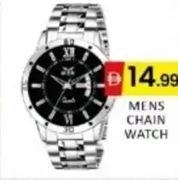 Al Madina Hypermarket Mens chain watch offer