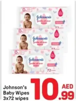 Day To Day Johnson's baby wipes offer