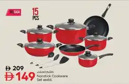 Nesto Nonstick Cookware Set Asstd offer