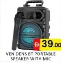 Ven dens bt portable speaker with mic