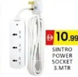 Al Madina Hypermarket Sintro power socket offer