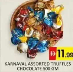 Al Madina Hypermarket Karnaval assorted truffles chocolate offer