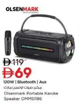 Nesto Olsenmark Portable Karoke Speaker OMMS1186 offer