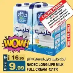 Hashim Hypermarket Nadec long life milk full cream offer