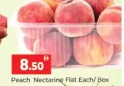 Al Madina Hypermarket Peach Nectarine Flat Each/Box offer