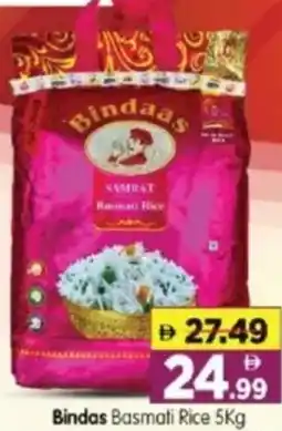 Al Madina Hypermarket Bindas Basmati Rice offer