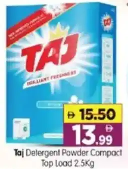 Al Madina Hypermarket Taj Detergent Powder Compact Top Load offer