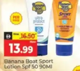 Al Madina Hypermarket Banana Boat Sport Lotion Spf 50 offer