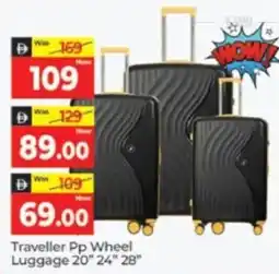 Al Madina Hypermarket Traveller Pp Wheel Luggage 20" 24" 28" offer