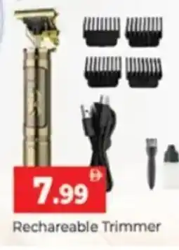 Al Madina Hypermarket Rechareable Trimmer offer