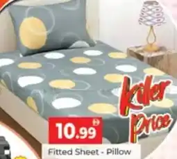 Al Madina Hypermarket Fitted Sheet - Pillow offer