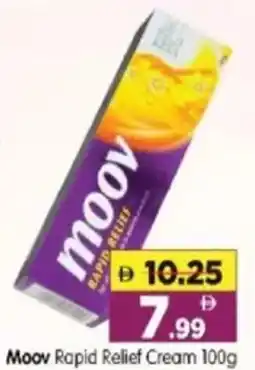 Al Madina Hypermarket Moov Rapid Relief Cream offer