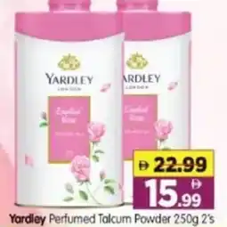Al Madina Hypermarket Yardley Perfumed Talcum Powder offer