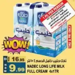 Hashim Hypermarket Nadec long life milk full cream offer